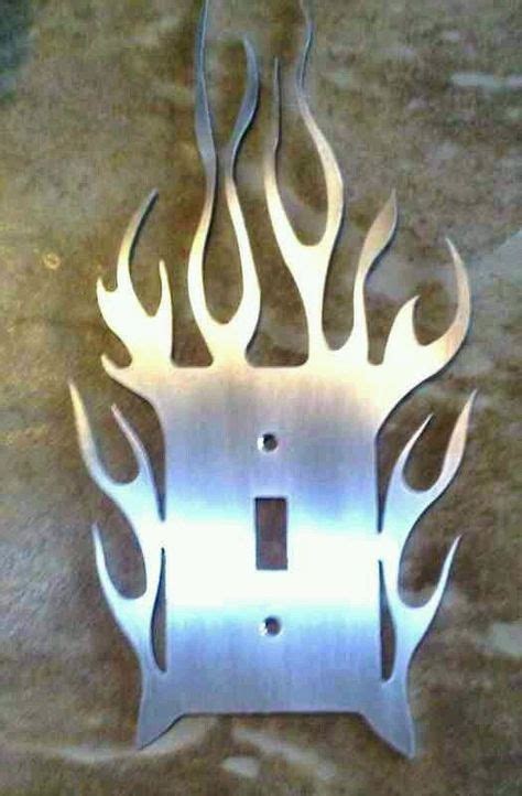 Flame Light Switch Cover Dxf File For Your Cnc Plasma Laser Router