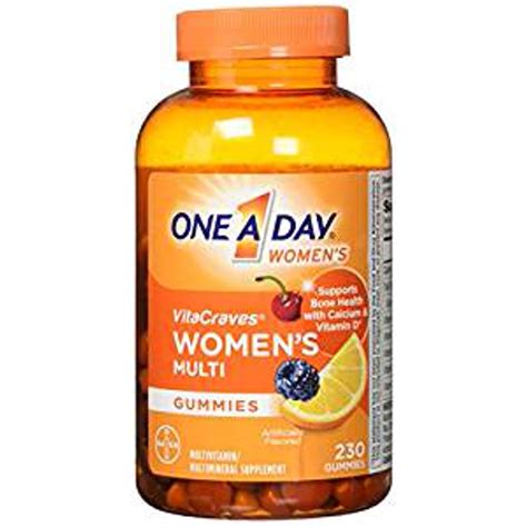 One A Day Womens Vitacraves Gummies Adult Multivitamin 230 Gummies