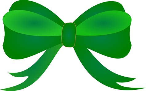 Green Bow Clip Art At Vector Clip Art Online Royalty Free