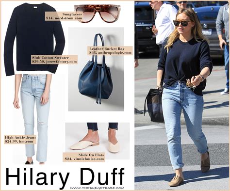 Hilary Duff The Budget Babe Affordable Fashion And Style Blog