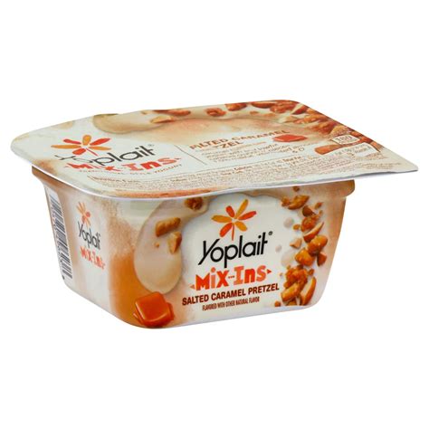 Yoplait Mix Ins Salted Caramel Pretzel Yogurt Shop Yogurt At H E B