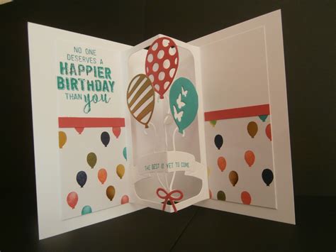 I Used Stampin Ups Balloon Pop Up Thinlits Dies And Balloon