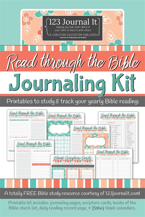 Free Printable Read Through The Bible Journaling Kit The Homeschool