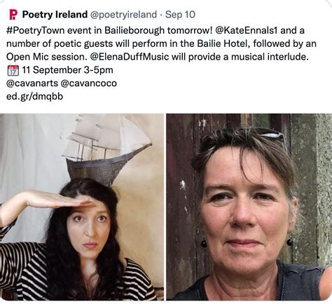Poetry Event With Kate Ennals Elena Duff