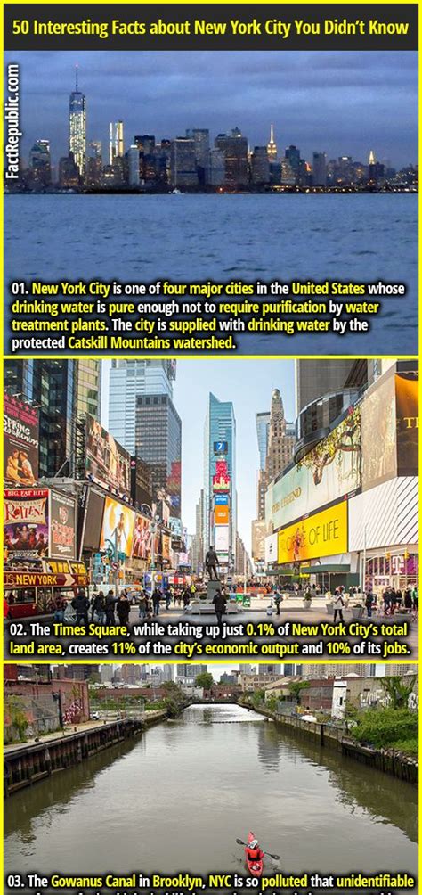 The catskills mountains, located near nyc and a short drive from several other major cities in the northeast, are a hub for outdoor recreation, events, and timeless fun. 50 Interesting Facts About New York City | Fun facts, New ...