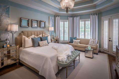 Sophisticated Master Suite Transitional Bedroom Houston By The