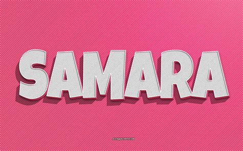 X Px P Free Download Samara Pink Lines Background With Names Samara Name Female