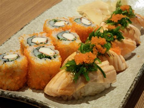 Free Photo Salmon Sushi Asia Japan Tasty Free Download Jooinn