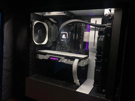 My First Pc Build Went For Black And White Combination Im Still