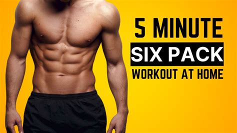 Best Exercises To Get Six Pack Abs Workout At Home Youtube
