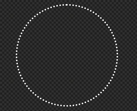HD Dotted White Circle Transparent PNG Citypng