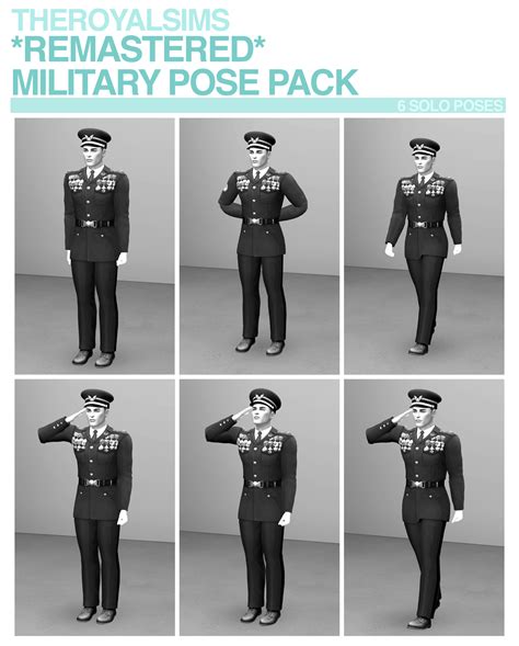 Sims 4 Military Poses