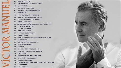Víctor Manuel Sus Mejores Canciones Top 30 Grandes Exitos Canciones