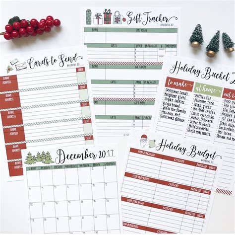 Free Holiday Planner