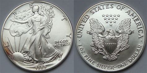 1989 Silver Eagle Value Sae Bullion Coin Price Guide Coin Helpu
