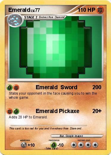 Take full advantage of the features of your new card to get the most out of it. Pokémon Emerald 116 116 - Emerald Sword - My Pokemon Card