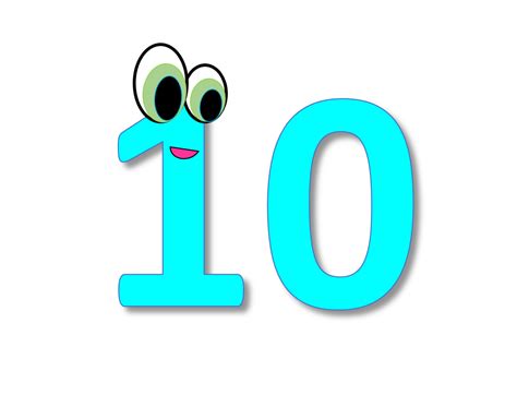 Number 10 Clipart