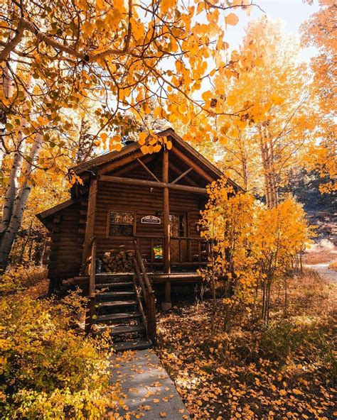 Pin By Vikki Forbes On House Plans Autumn Scenery Autumn Cozy Cabin