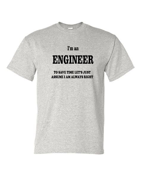 I M An ENGINEER T SHIRT Funny Tee Shirt Party Shirt Etsy