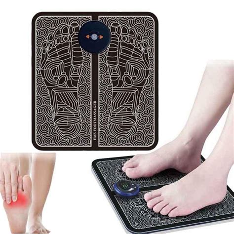 Electric Ems Foot Massage Pad Feet Acupuncture Stimulator Pulse Muscle Massager Feet Massage