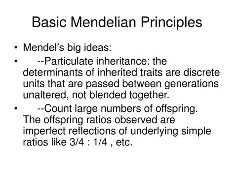 Solution Genetics Powerpoint Presentations Basic Mendelian Principles