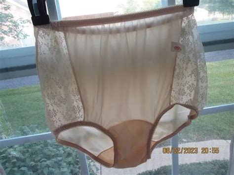 Vintage Lorraine Nylon Blush Granny Panty Size 10 New With Tags 9 89 Picclick