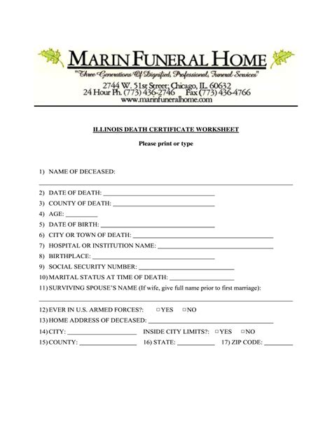 Burial Certificate Sample Fill Out And Sign Online Dochub