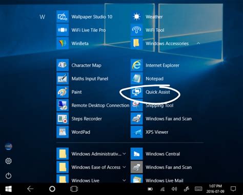 Quick Assist Windows 10