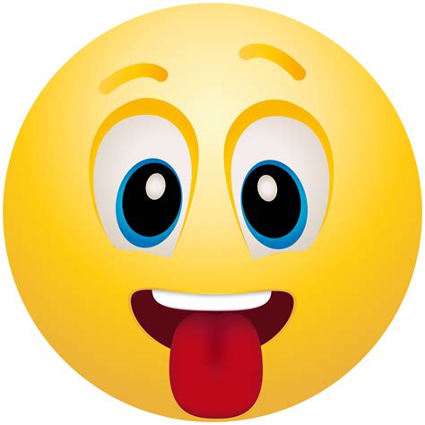 Tongue Out Emoticon Emoji Clipart Info