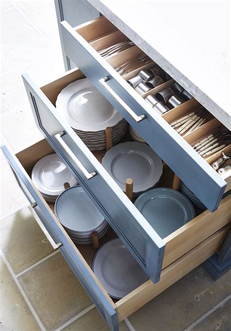 Kitchen Dish Drawer Systems Guide Why Store Plates In Drawers