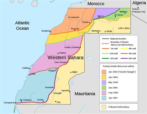 Moroccan foreign minister nasser bourita said the decision had nothing to do with current regional or international. File:Western sahara walls moroccan map-en.svg - Wikipedia
