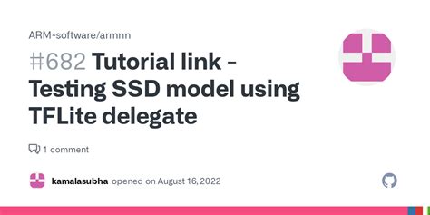 Tutorial Link Testing SSD Model Using TFLite Delegate Issue 682