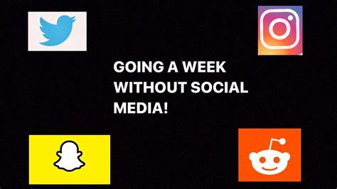 Living Without Social Media For A Week Youtube