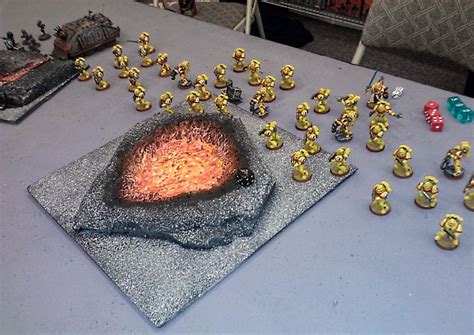 Miniature Mad Science And Warhammer Witchery Project 2 Venue Lava Terrain