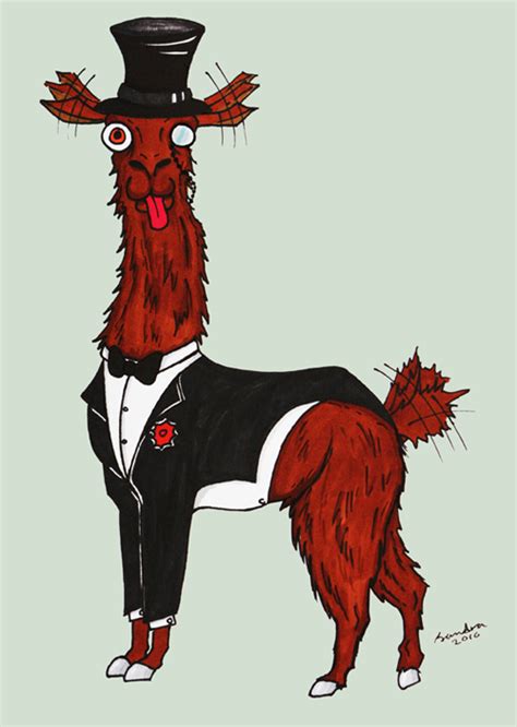 Fancy Llama On Drugs By Suweko On Deviantart