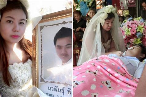 Welcome To Chitoos Diary Thai Woman Marries Her Dead Fiancé At His Funeral