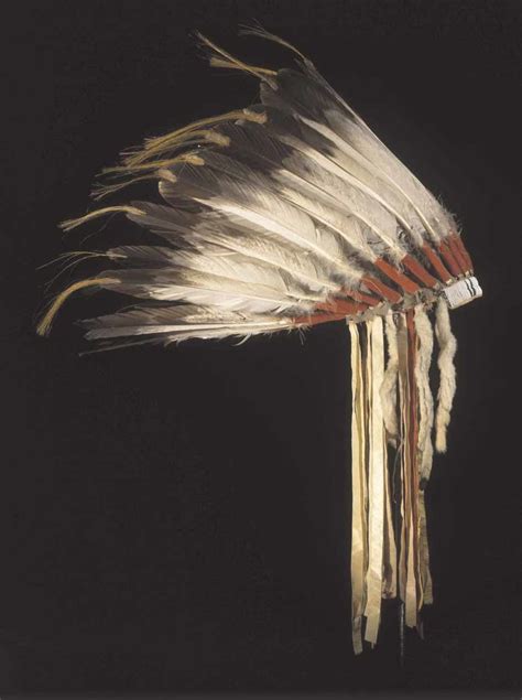 Osage Native American Headdress Late Nineteenth To Early Twentieth