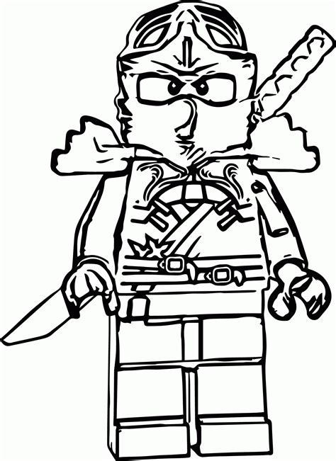 Ninjago Coloring Page Kai - Coloring Home