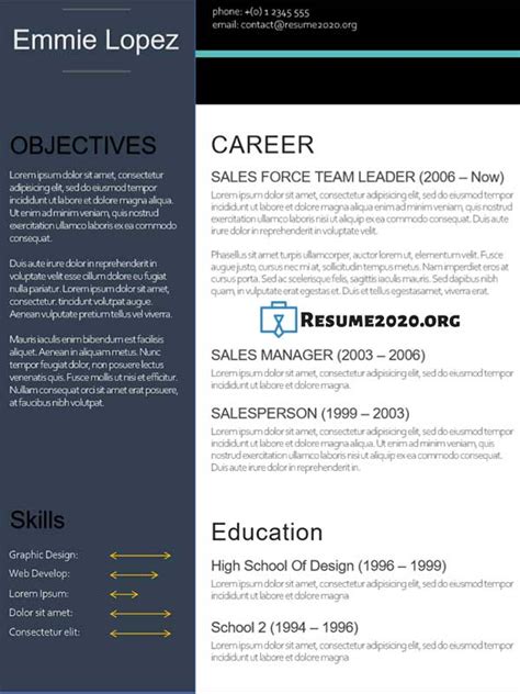 Best Resume Templates 2020 Virtconnector