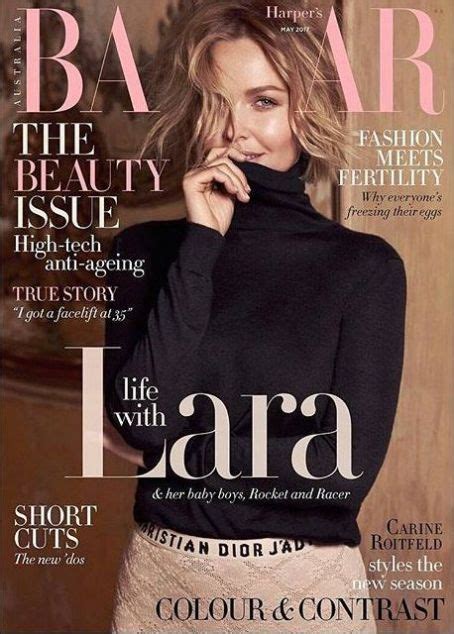 Lara Bingle Harper S Bazaar Magazine May 2017 Cover Photo Australia