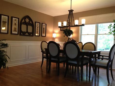 Would like to do it in more rooms. Faux wainscoting, Formal dining rooms and Wainscoting on ...