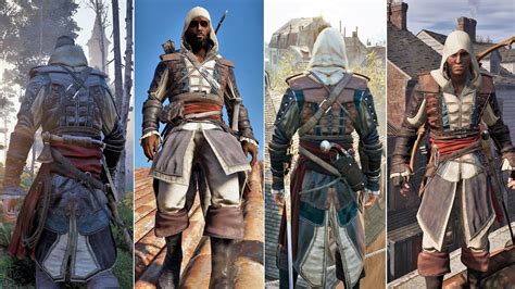 Evolution Of Edward Kenway S Outfit Ac Ac Valhalla K Youtube