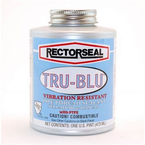 Rectorseal Rectorseal 16 Oz Tru Blu Pipe Thread Sealant With Ptfe Fast