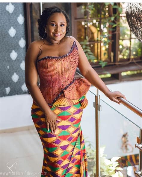 Giving Ghana A Shoutout With Fab Kente Styles For Brides A Million