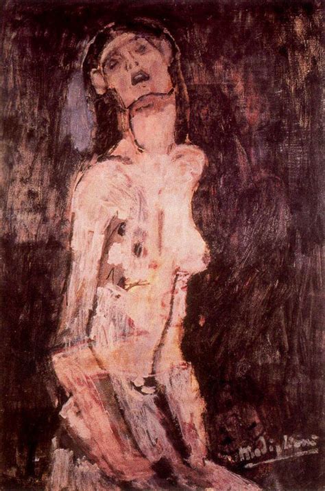 A Suffering Nude C Amedeo Modigliani Wikiart Org My XXX Hot Girl