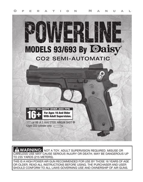 Daisy PowerLine 693 User Manual 13 Pages Also For PowerLine 5693 Kit
