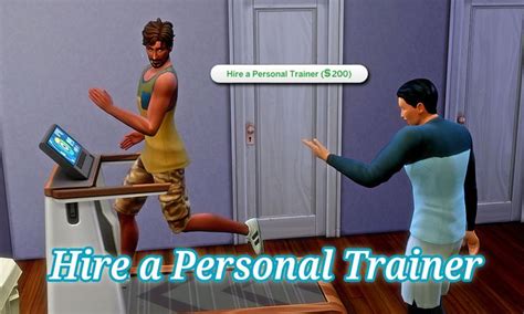 Hire A Personal Trainer Shushus Sims 4 Mods Sims 4 Mods Sims 4 Sims