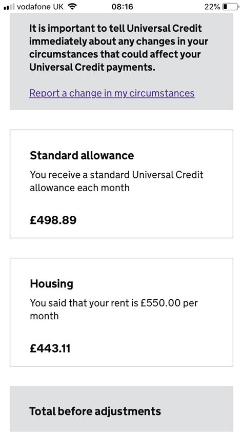 What Does Your Universal Credit Statement Look Like