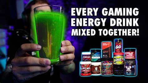 I Mixed Every Gaming Energy Drink Together And Drank It Gfuel Sneak