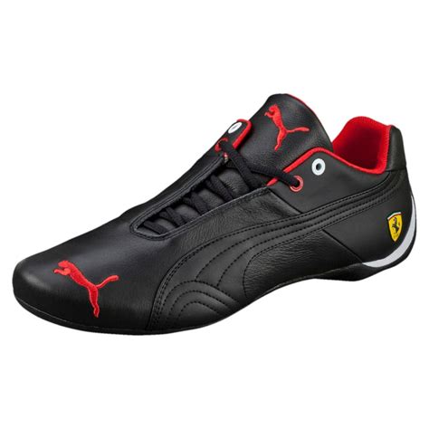 The rear of the shoe is meant to mimic the front. PUMA Ferrari Future Cat Leather Men's Shoes | eBay